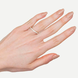 Juliet Natural Diamond Half Band .78ct