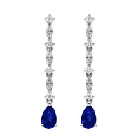 Chloe Long Diamond Earrings