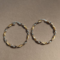 Candy bicolor hoops grandes