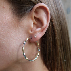 Candy bicolor hoops grandes
