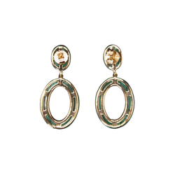 Thea Malachite Earrings