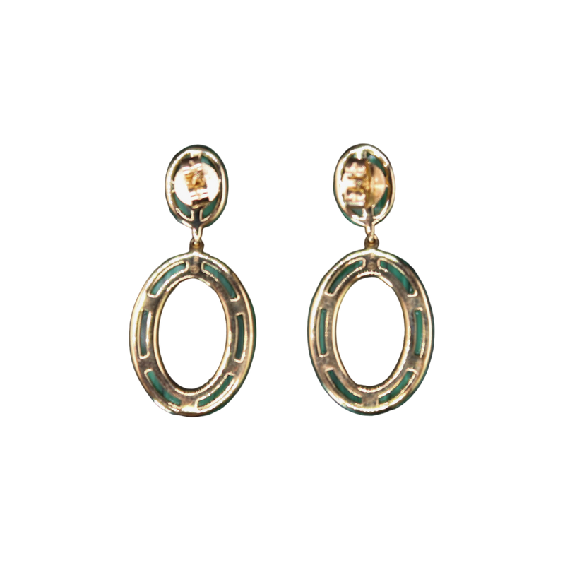 Thea Malachite Earrings