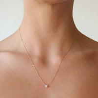 Brilliant Round Cut Diamond Necklace