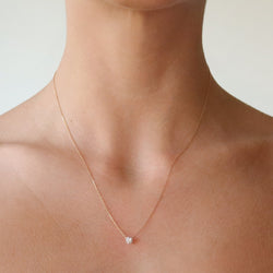 Brilliant Round Cut Diamond Necklace