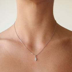 Marquise Shape Multi-diamond Necklace