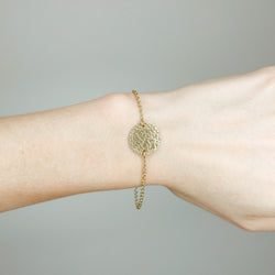 vintage coin bracelet