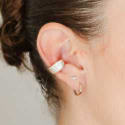 Dome Crystals Earcuff