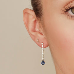 Chloe Long Diamond Earrings