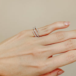 Josephine Diamond Pinky Ring