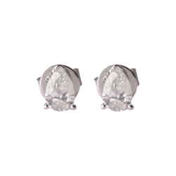 Pear Diamond Studs