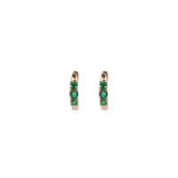 Small Emerald Huggies