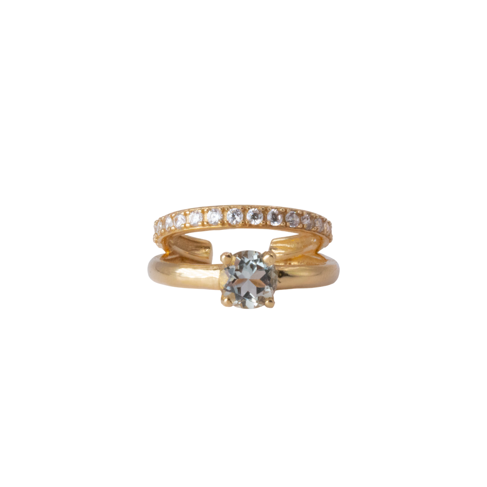 Stone Pinky Ring
