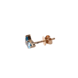 Pear Shape London Blue Topaz Studs