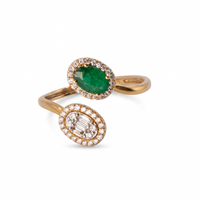 Emerald and Diamond Ring