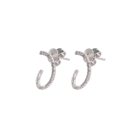 Circle Diamond Earrings