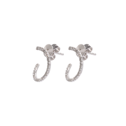 Circle Diamond Earrings