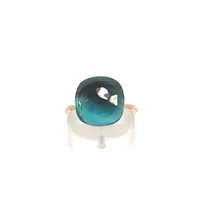 Faceted Cherry Squared Ring