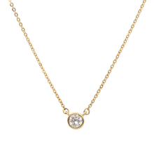 Round Zirconia Necklace 1.0