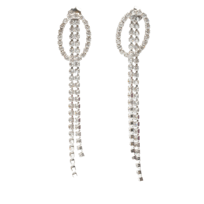 The 80´s Long Crystals Earrings