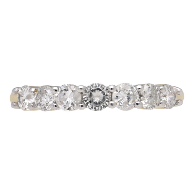 Phoebe Natural Diamond Half Band .75CT