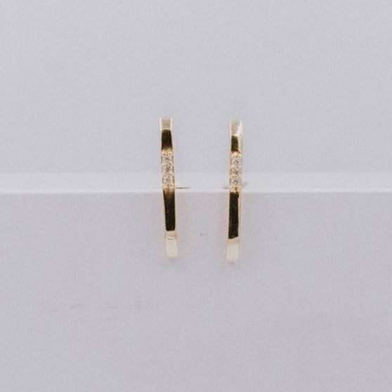 Deco linear earrings