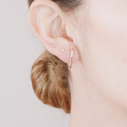 Deco linear earrings