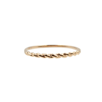 Thin Coiled Ring