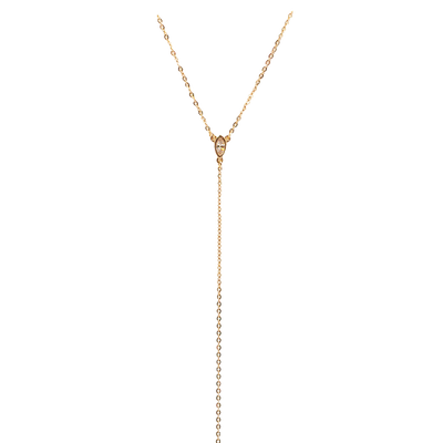 Marquise Crystal Long Necklace