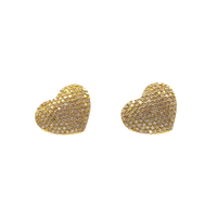 Pave Natural Diamond Earrings