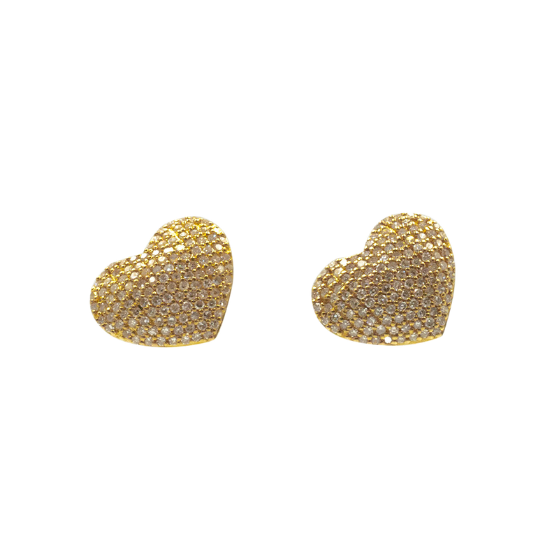 Pave Natural Diamond Earrings