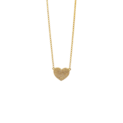 Pave Natural Diamond Necklace