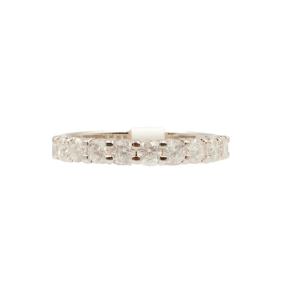 Juliet Natural Diamond Half Band .78ct W