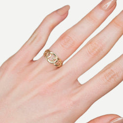 Oval chain ring