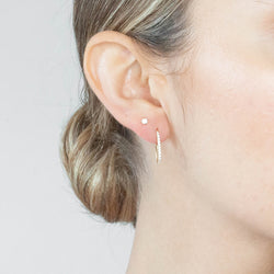 Light Link Crystal Earrings