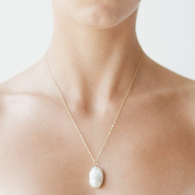 Vintage Baroque Pearl Necklace