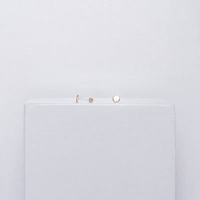 Gold circle studs