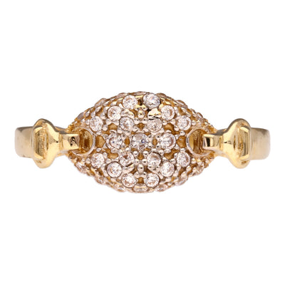 Signet Zircon Ring