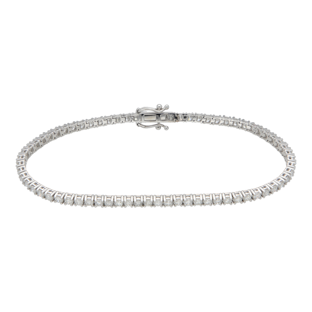 5ct White Diamond Tennis Bracelet - Afrogem Jewellers