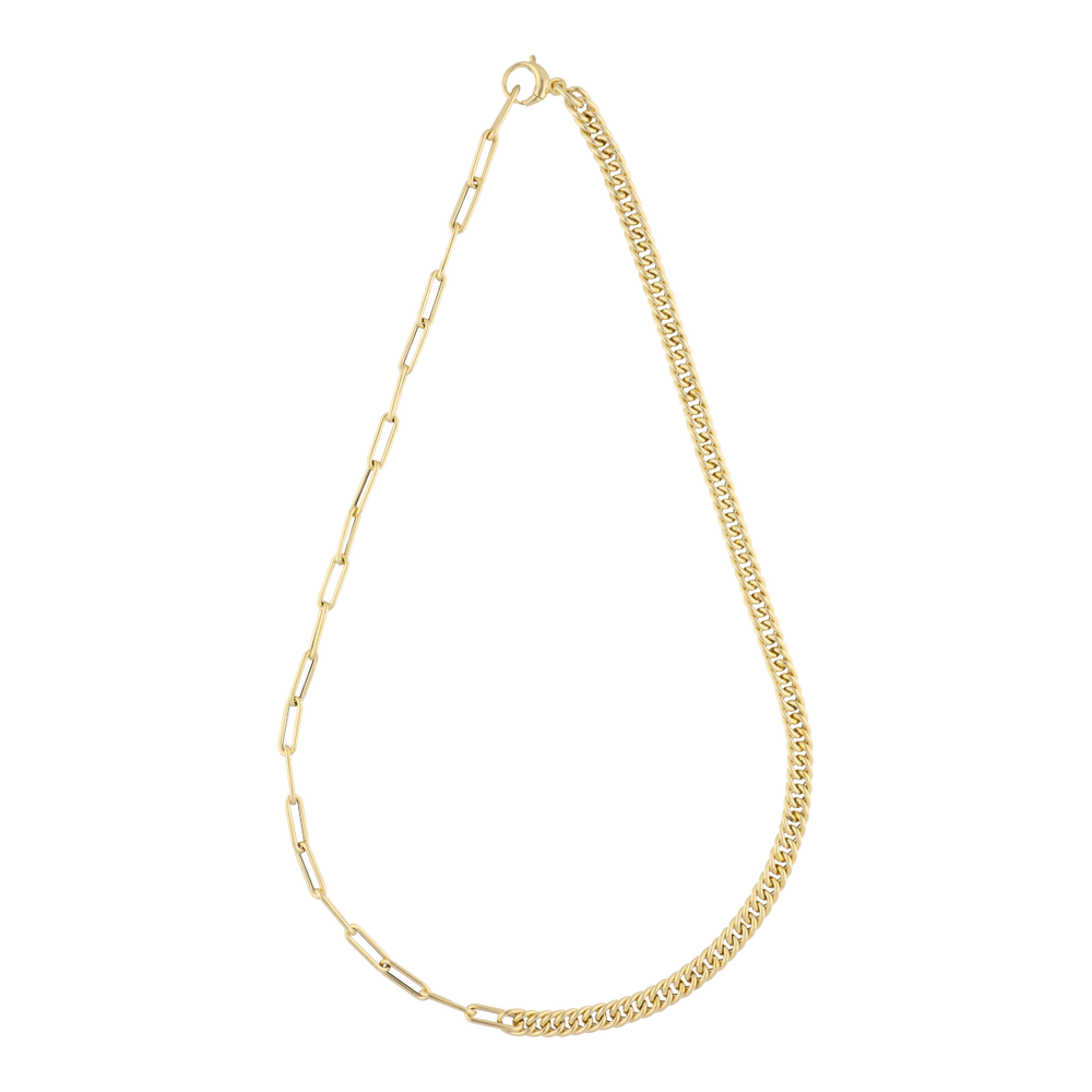 Sneak and Link Chain Necklace
