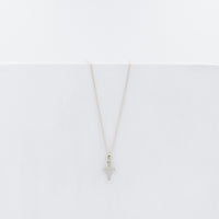 Cross crystal necklace girl