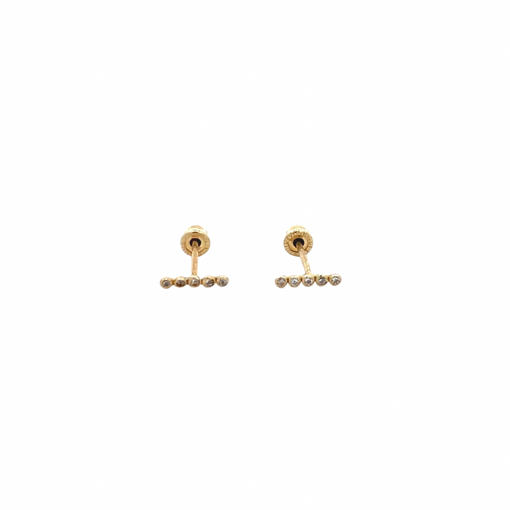 Lineal crystal studs
