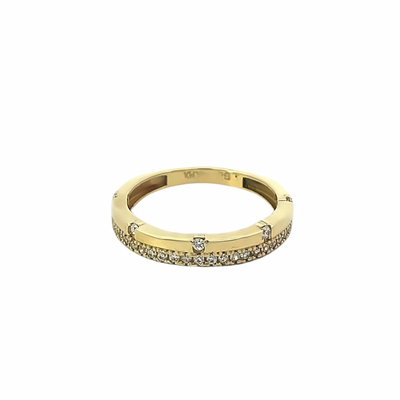 Phoebe Zircon Double Band