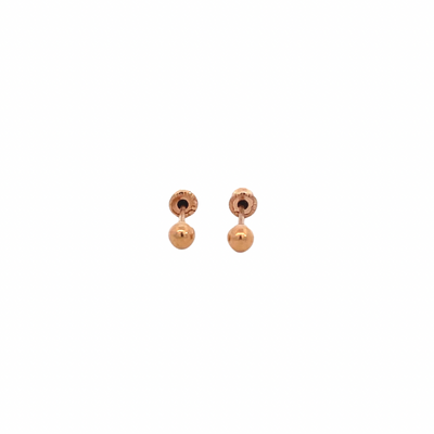 Gold sphere studs mini