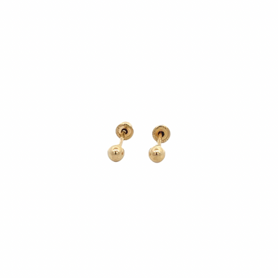 Gold sphere studs mini